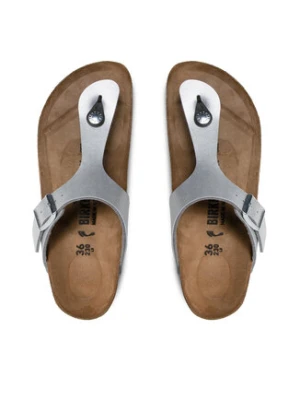 Birkenstock Japonki Gizeh Bs 0043853 Srebrny