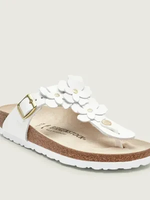 Birkenstock Japonki Gizeh Flowers | narrow fit | skóra