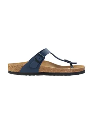 Birkenstock japonki Gizeh męskie kolor niebieski