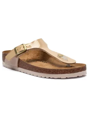 Birkenstock Japonki Gizeh | narrow | z dodatkiem skóry