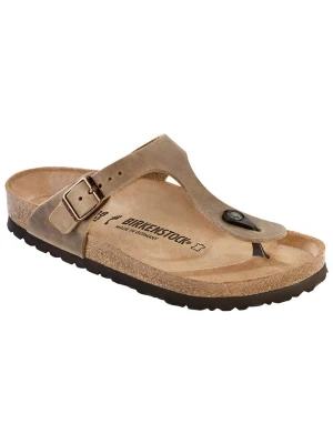 Birkenstock Japonki "Gizeh" w kolorze jasnobrązowym rozmiar: 37