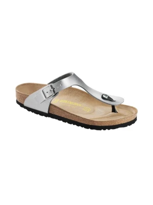 Birkenstock Japonki "Gizeh" w kolorze srebrnym rozmiar: 38