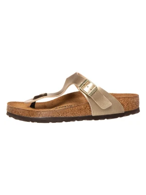 Birkenstock Japonki "Gizeh" w kolorze złotym rozmiar: 42