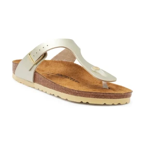 Birkenstock Japonki Gizeh | z dodatkiem skóry | narrow fit