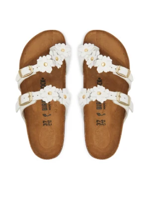 Birkenstock Japonki Mayari Flowe Embellishment 1032060 Biały