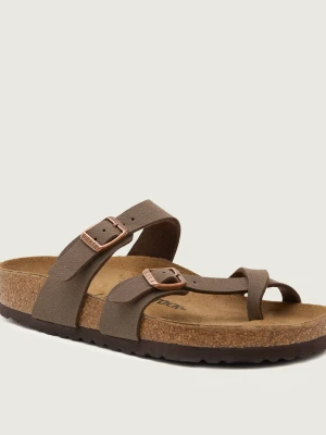 Birkenstock Japonki Mayario | z dodatkiem skóry | regular fit beżowy