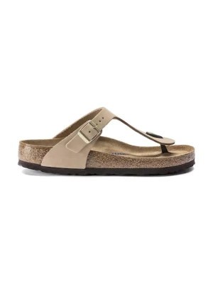 Birkenstock japonki nubukowe Gizeh SFB