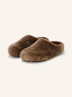 Birkenstock Kapcie Amsterdam Wrapped beige