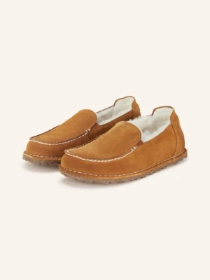 Birkenstock Kapcie Utti Shearling braun