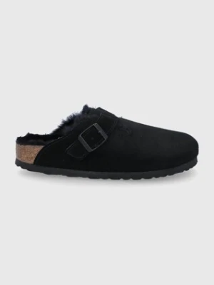 Birkenstock kapcie zamszowe Boston