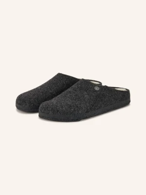 Birkenstock Kapcie Zermatt grau CZIEMNOSZARY