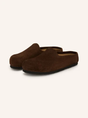 Birkenstock Klapki Amsterdam Wrapped braun CIEMNOBRĄZOWY