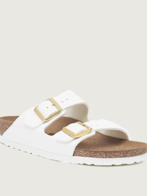 Birkenstock Klapki Arizona BF | narrow fit | z dodatkiem skóry biały