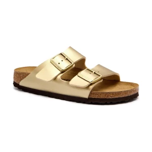 Birkenstock Klapki Arizona BF | z dodatkiem skóry | narrow fit