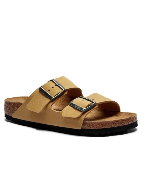 Birkenstock Klapki Arizona | narrow fit | z dodatkiem skóry beżowy