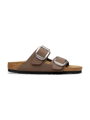 Birkenstock klapki Arizona Big Buckle brązowy