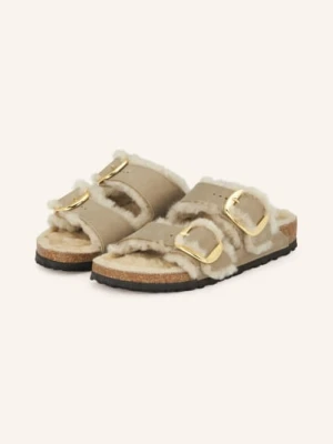 Birkenstock Klapki Arizona Big Buckle beige