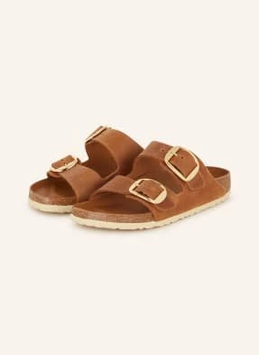 Birkenstock Klapki Arizona Big Buckle braun