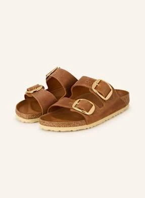 Birkenstock Klapki Arizona Big Buckle braun