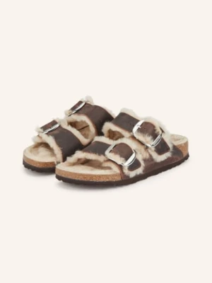 Birkenstock Klapki Arizona Big Buckle braun