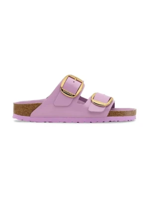 Birkenstock klapki Arizona Big Buckle damskie kolor fioletowy 1030375