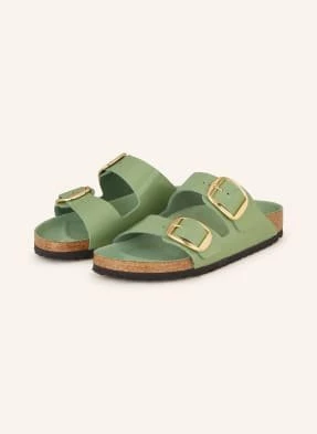 Birkenstock Klapki Arizona Big Buckle gruen