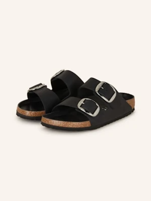 Birkenstock Klapki Arizona Big Buckle Leoi schwarz