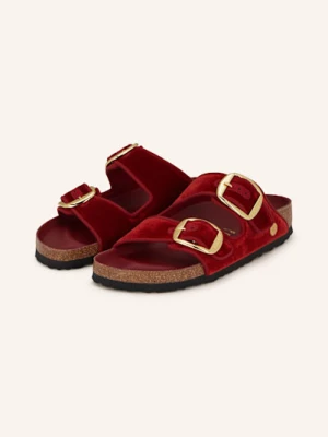 Birkenstock Klapki Arizona Big Buckle Piping Rivet rot