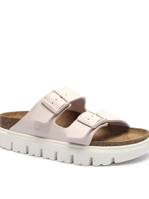 Birkenstock Klapki Arizona Chunky BF | Birkenstock x Papillio | narrow fit | z dodatkiem skóry pudrowy róż
