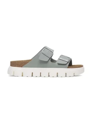 Birkenstock klapki Arizona Chunky Birkenstock x Papillio damskie kolor niebieski na platformie 1029093