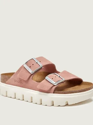 Birkenstock Klapki Arizona Chunky | Birkenstock x Papillio | narrow fit | zamsz
