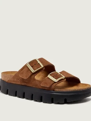 Birkenstock Klapki Arizona Chunky | Birkenstock x Papillio | narrow fit | zamsz