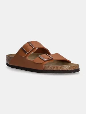 Birkenstock klapki Arizona damskie kolor brązowy