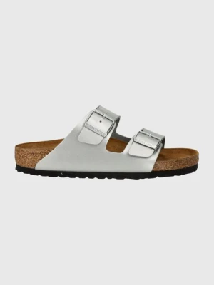 Birkenstock klapki Arizona damskie kolor srebrny 1012282