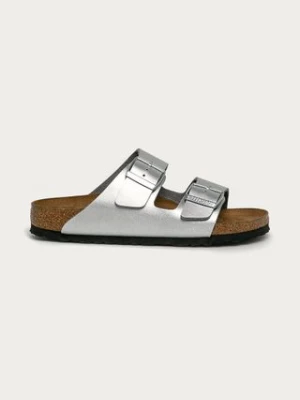 Birkenstock klapki Arizona damskie kolor srebrny 1012283