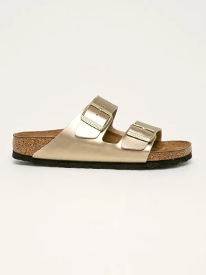 Birkenstock klapki Arizona damskie kolor złoty 1016111