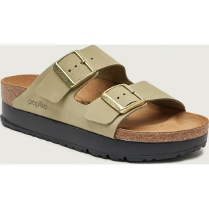 Birkenstock Klapki Arizona Flex Platform | Birkenstock x Papillio | zamsz | narrow fit