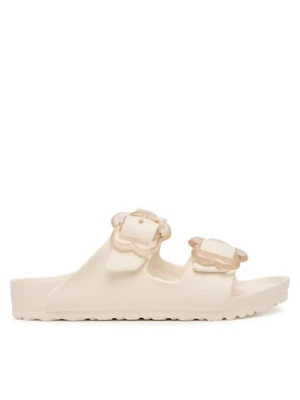Birkenstock Klapki Arizona Flower Buckle 1031291 Biały