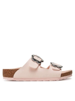 Birkenstock Klapki Arizona Flower Buckle Kids 1029490 S Różowy