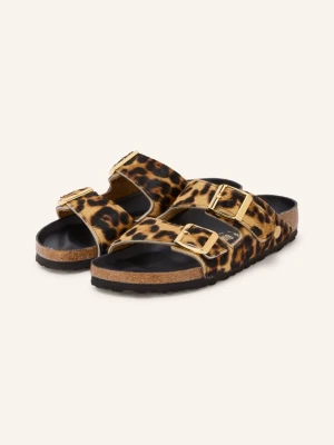Birkenstock Klapki Arizona Hairy braun brązowy