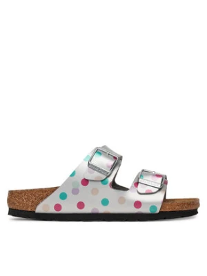 Birkenstock Klapki Arizona Kids 1029842 D Srebrny