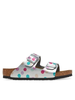 Birkenstock Klapki Arizona Kids 1029842 S Srebrny