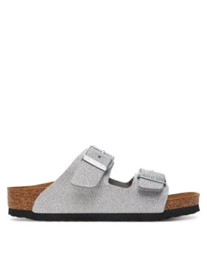 Birkenstock Klapki Arizona Kids 1030477 Srebrny