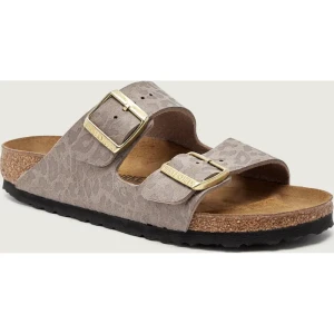 Birkenstock Klapki Arizona Leo | narrow fit | zamsz
