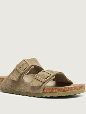 Birkenstock Klapki Arizona | narrow fit soft footbed | zamsz khaki