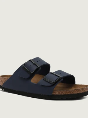 Birkenstock Klapki Arizona | narrow fit | z dodatkiem skóry granatowy