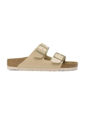 Birkenstock klapki Arizona Patent damskie kolor beżowy 1013070