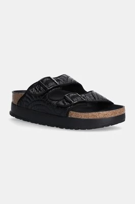 Birkenstock klapki Arizona Platform Flex Birkenstock x Papillio damskie kolor czarny na platformie 1028422