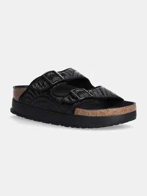 Birkenstock klapki Arizona Platform Flex Birkenstock x Papillio damskie kolor czarny na platformie 1028422