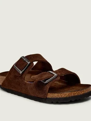 Birkenstock Klapki Arizona SFB LEVE | narrow fit | zamsz